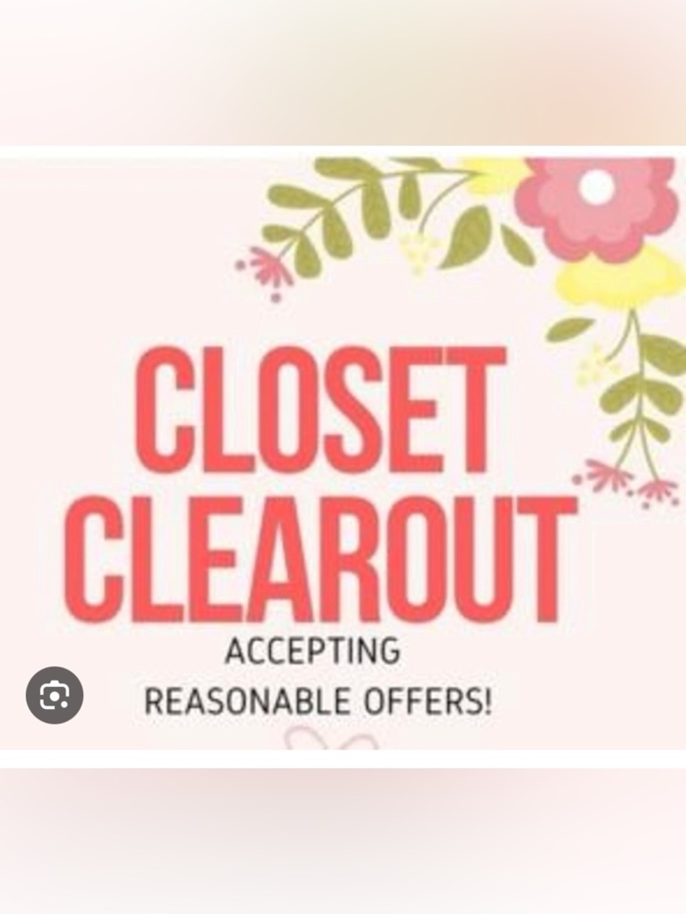 CLOSET CLEAROUT